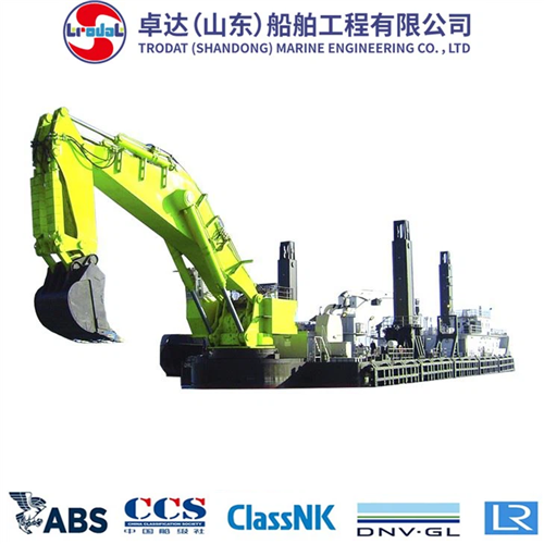 Hydraulic Backhoe Dredger Untuk Pengorekan Saluran